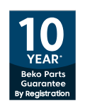 Beko DVS04X20W 10-Place Slimline Dishwasher 4 Programmes Class E White
